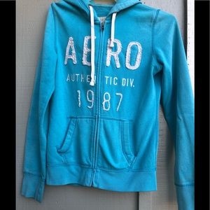 Baby blue hoodie